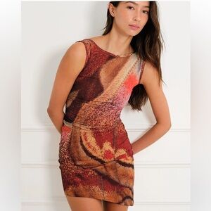 Feners caracola day sleeveless dress small